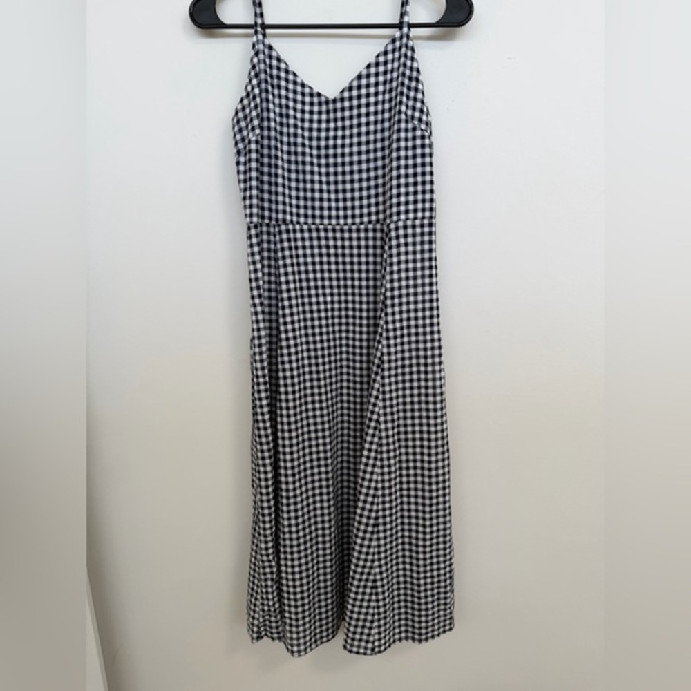 GAP  Black  and White Checkered Sundress